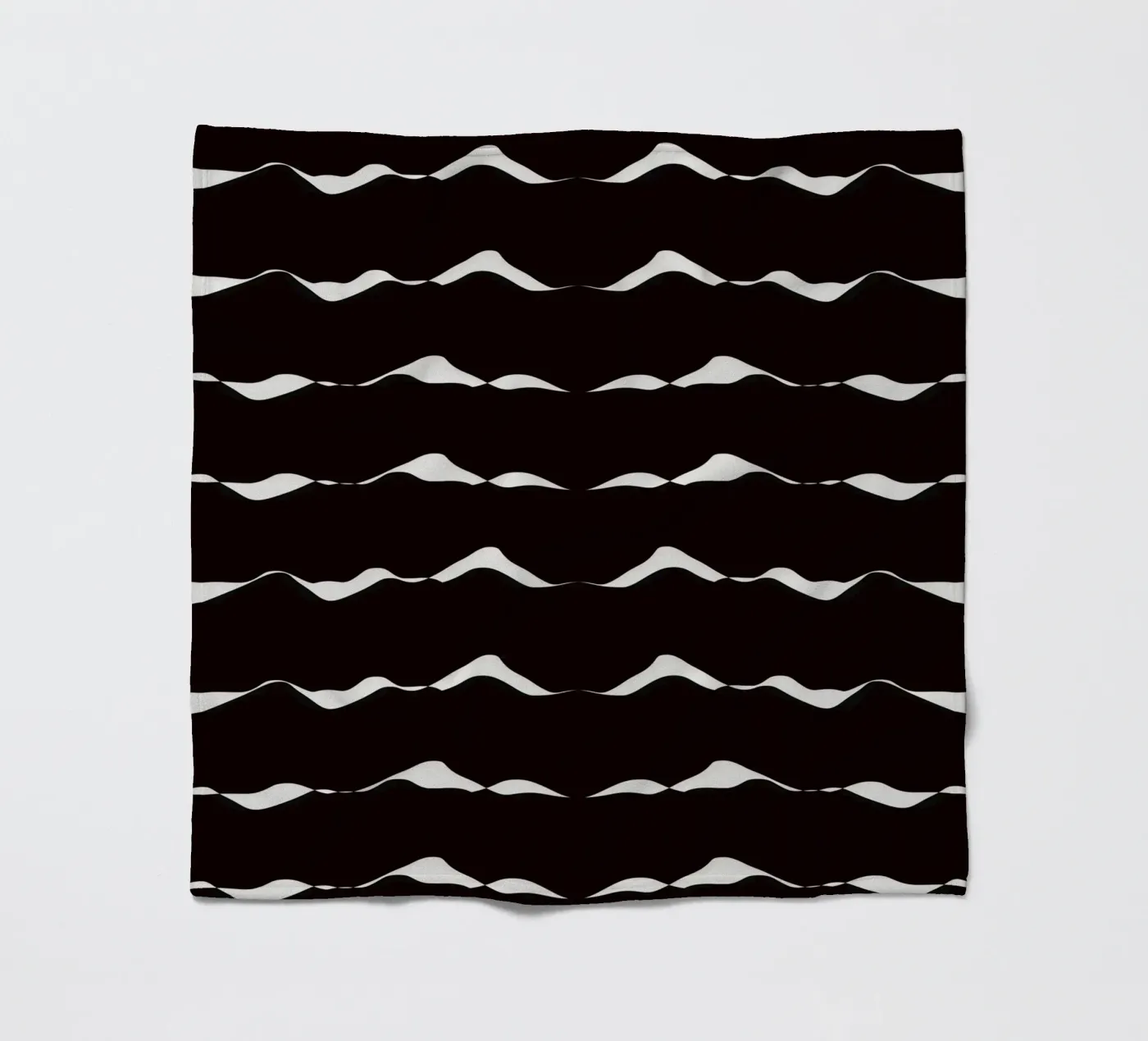 Waves pattern 08 fleece blanket by Little Dean
