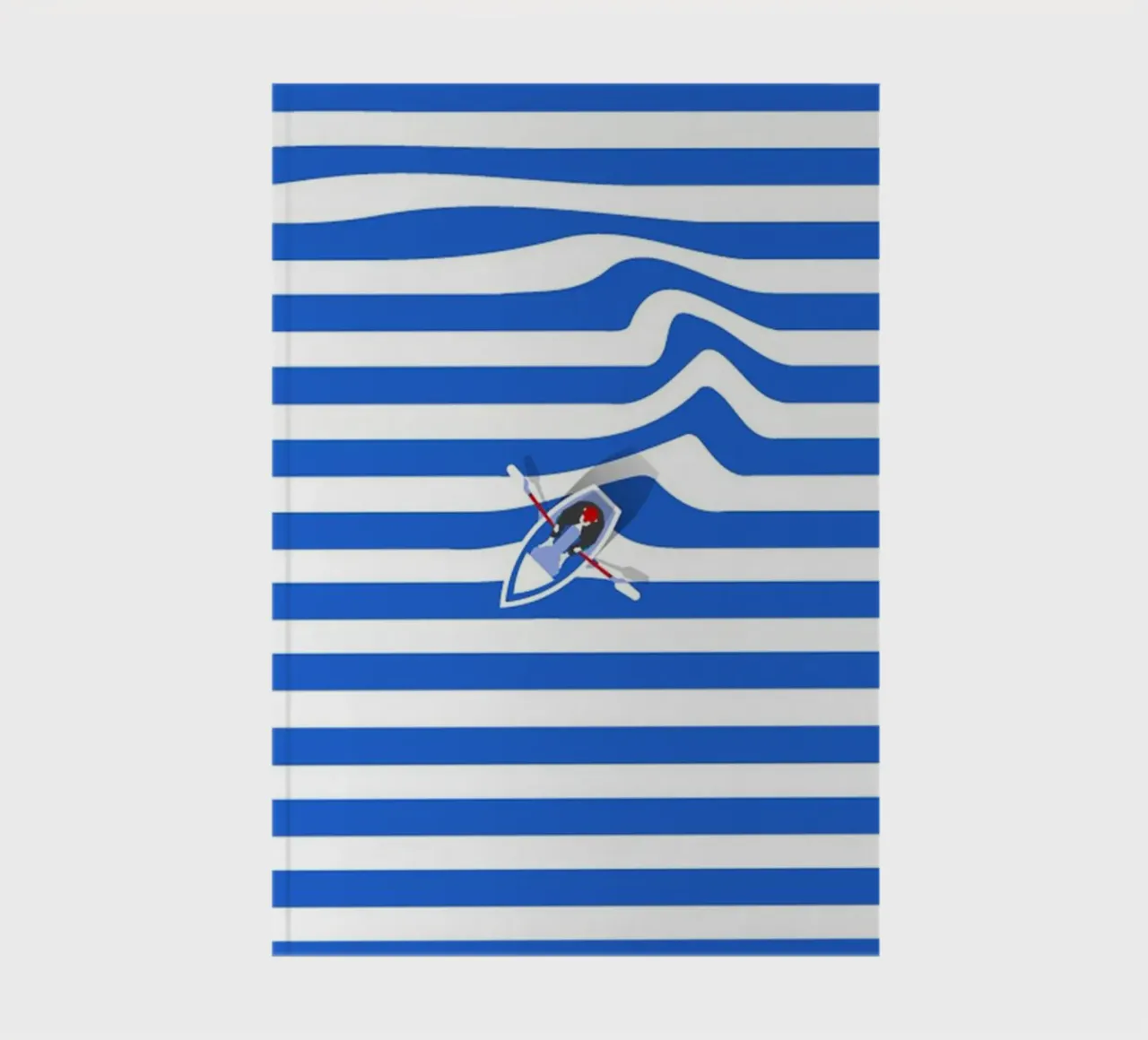 Sailing in The Sea notebook by cosmos studio