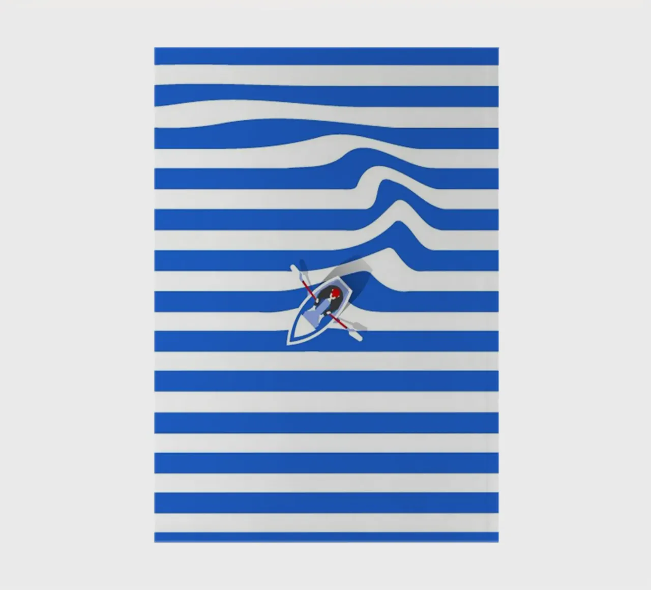 Sailing in The Sea notebook by cosmos studio