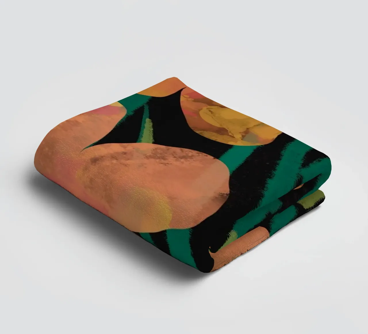 Botanical pattern 02 towel by Little Dean