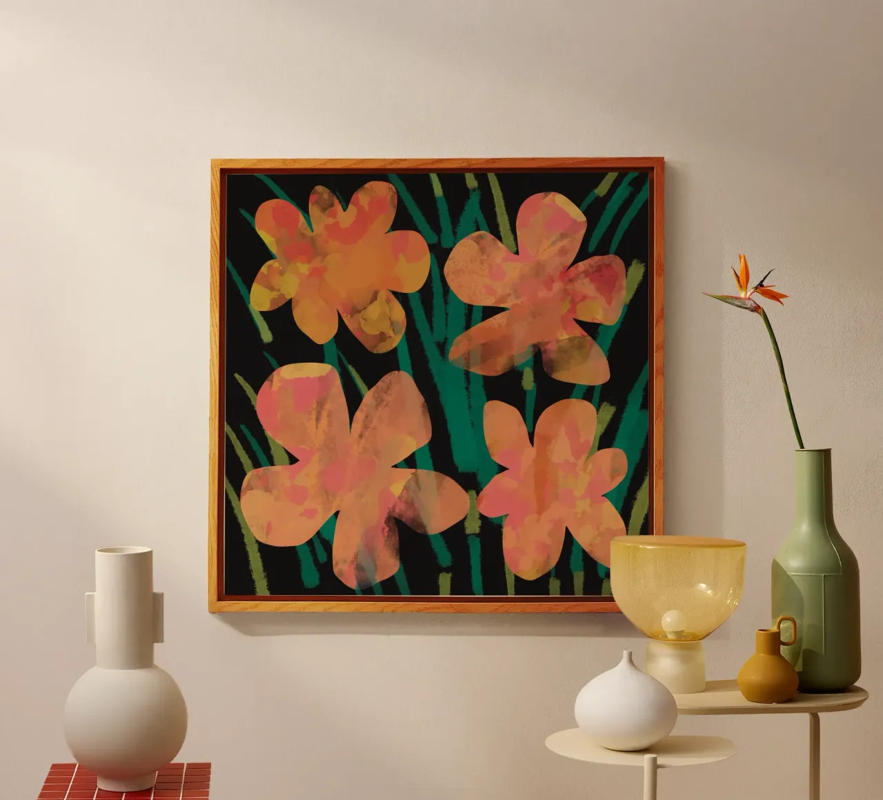 Botanical pattern 02 plexiglass da Little Dean