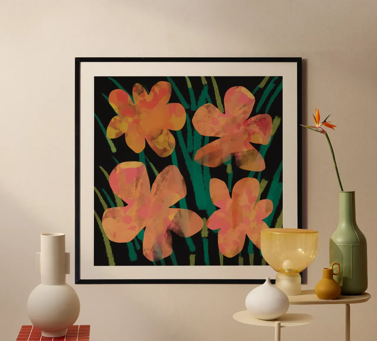 Botanical pattern 02 poster by Little Dean