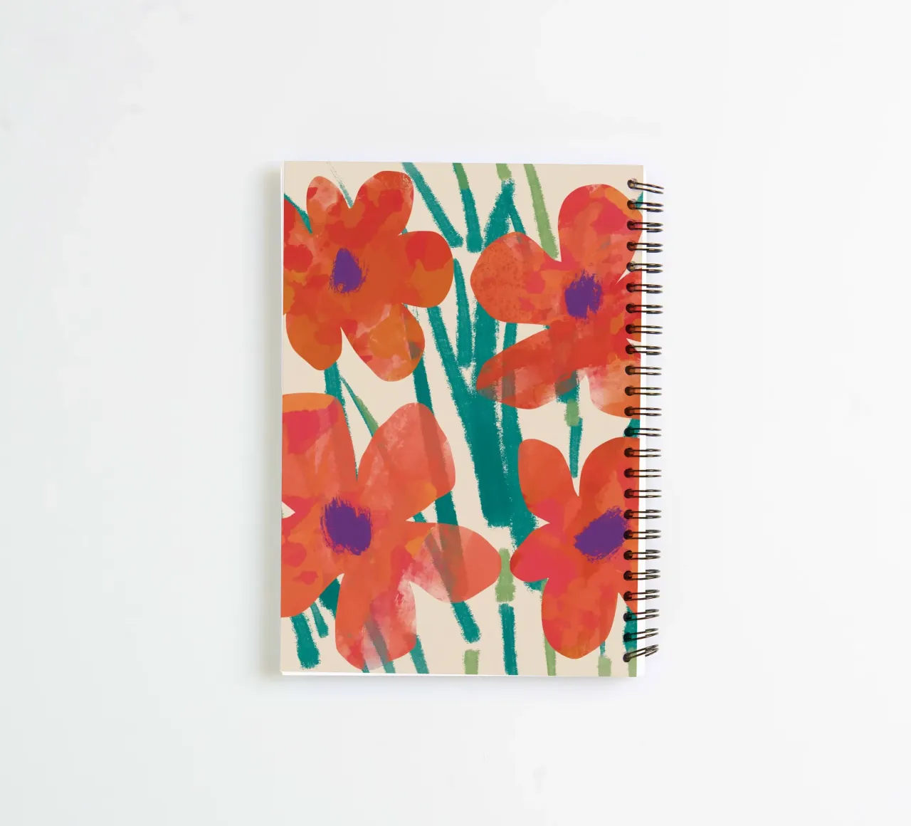 Botanical pattern 03 spiral notebook by Little Dean