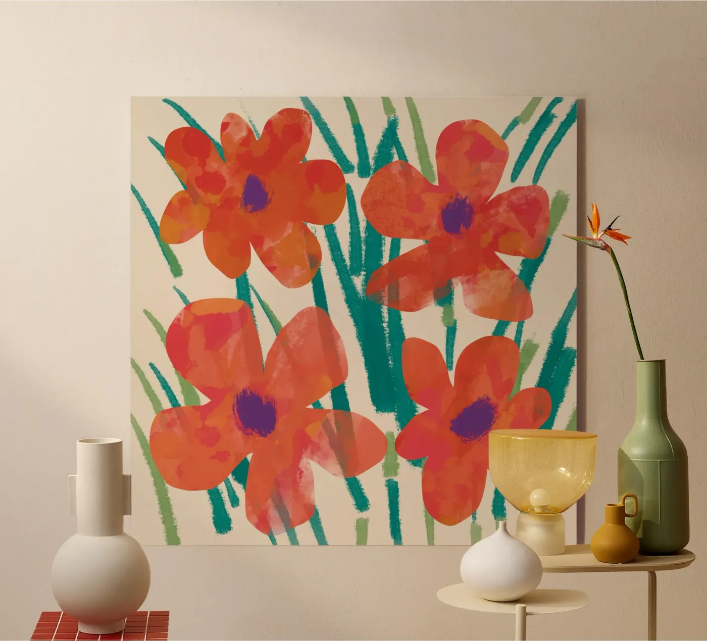 Botanical pattern 03 plexiglas de Little Dean