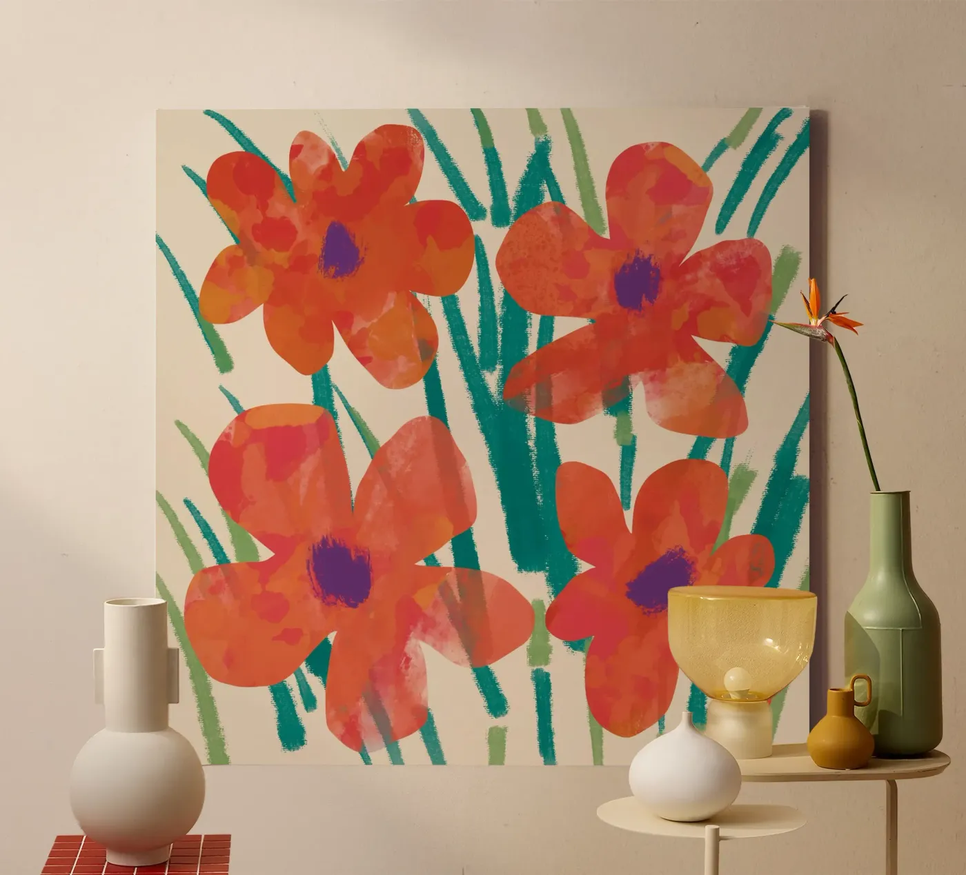 Motivo botanico 03 tela da Little Dean