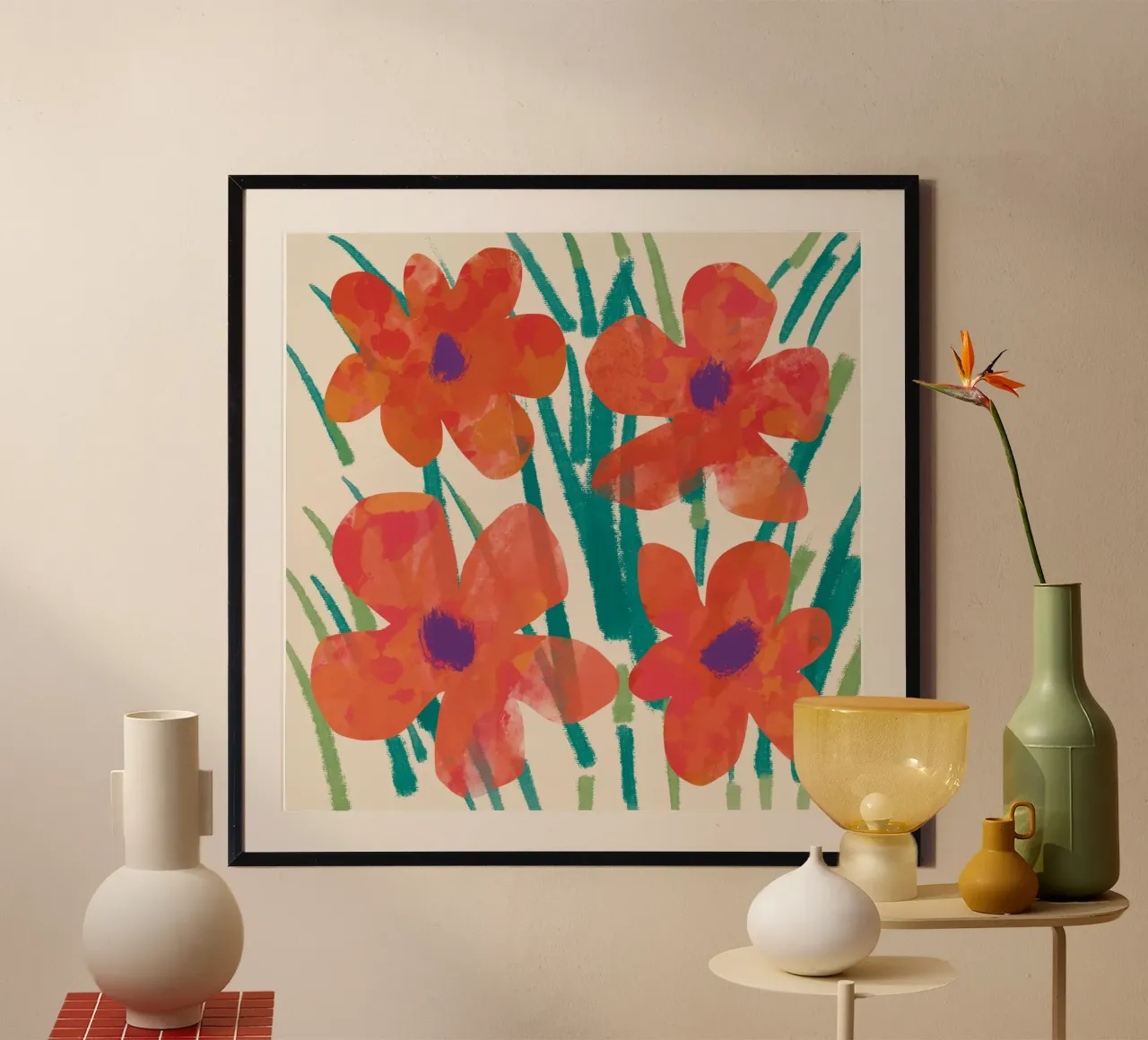 Botanical pattern 03 poster by Little Dean