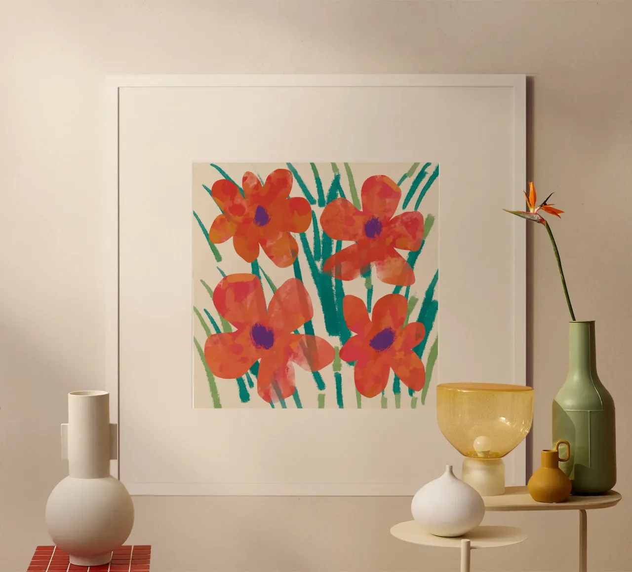 Botanical pattern 03 poster by Little Dean