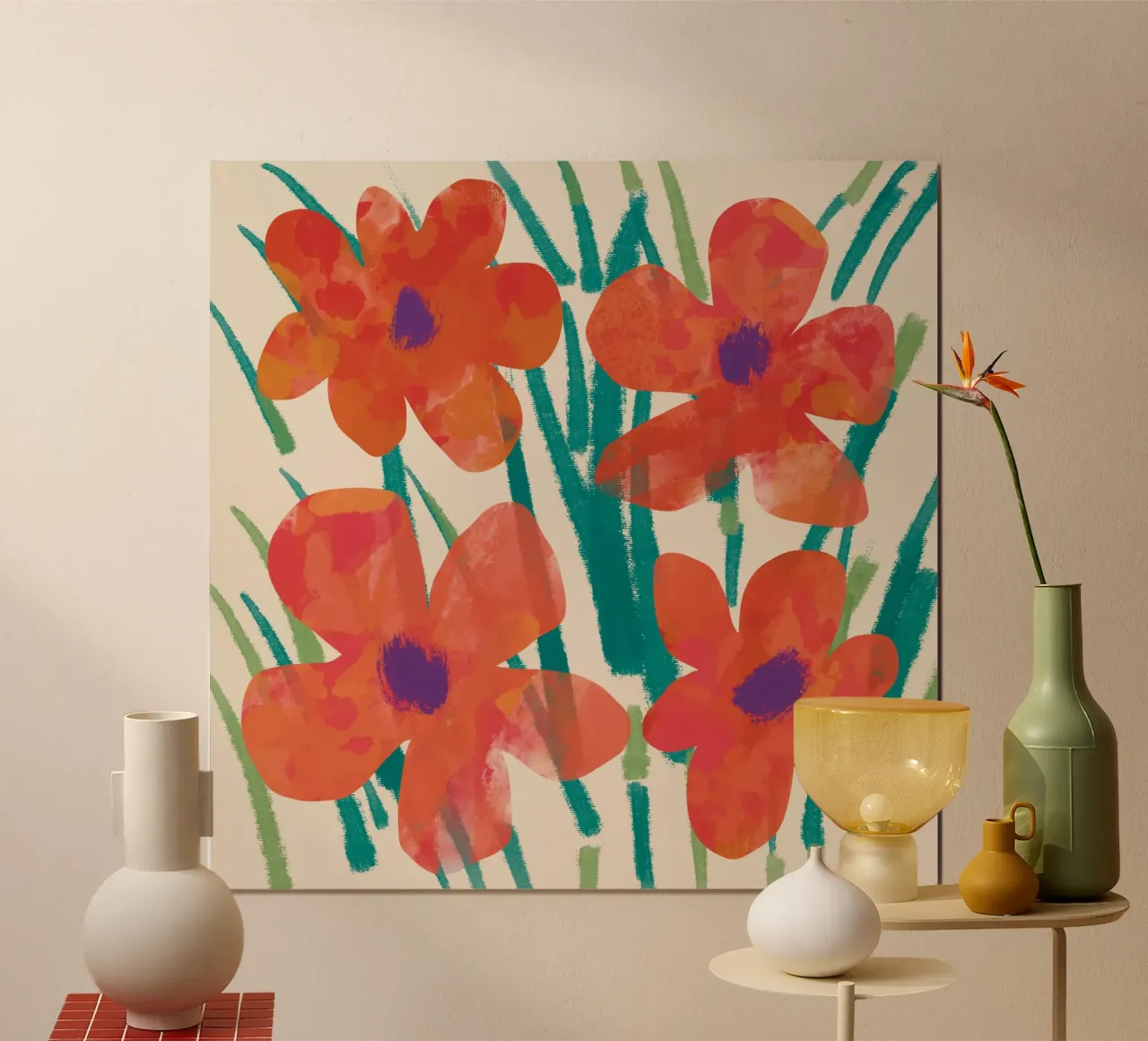 Botanical pattern 03 poster by Little Dean