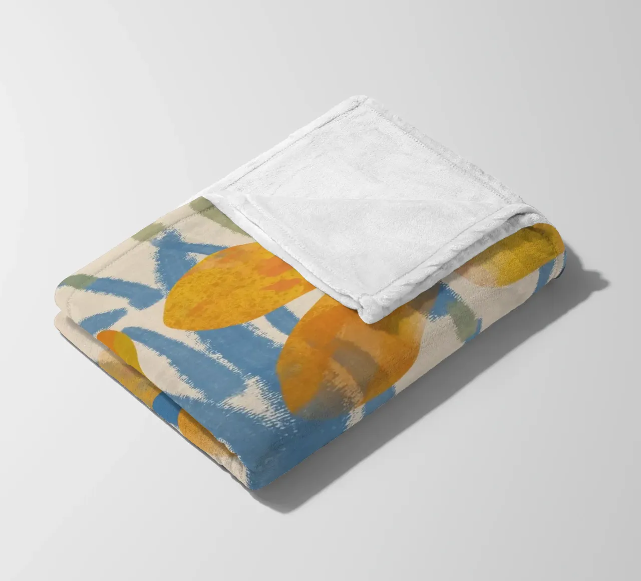 Botanical pattern 04 fleece blanket by Little Dean