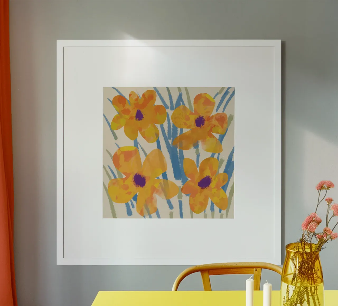 Botanical pattern 04 poster by Little Dean