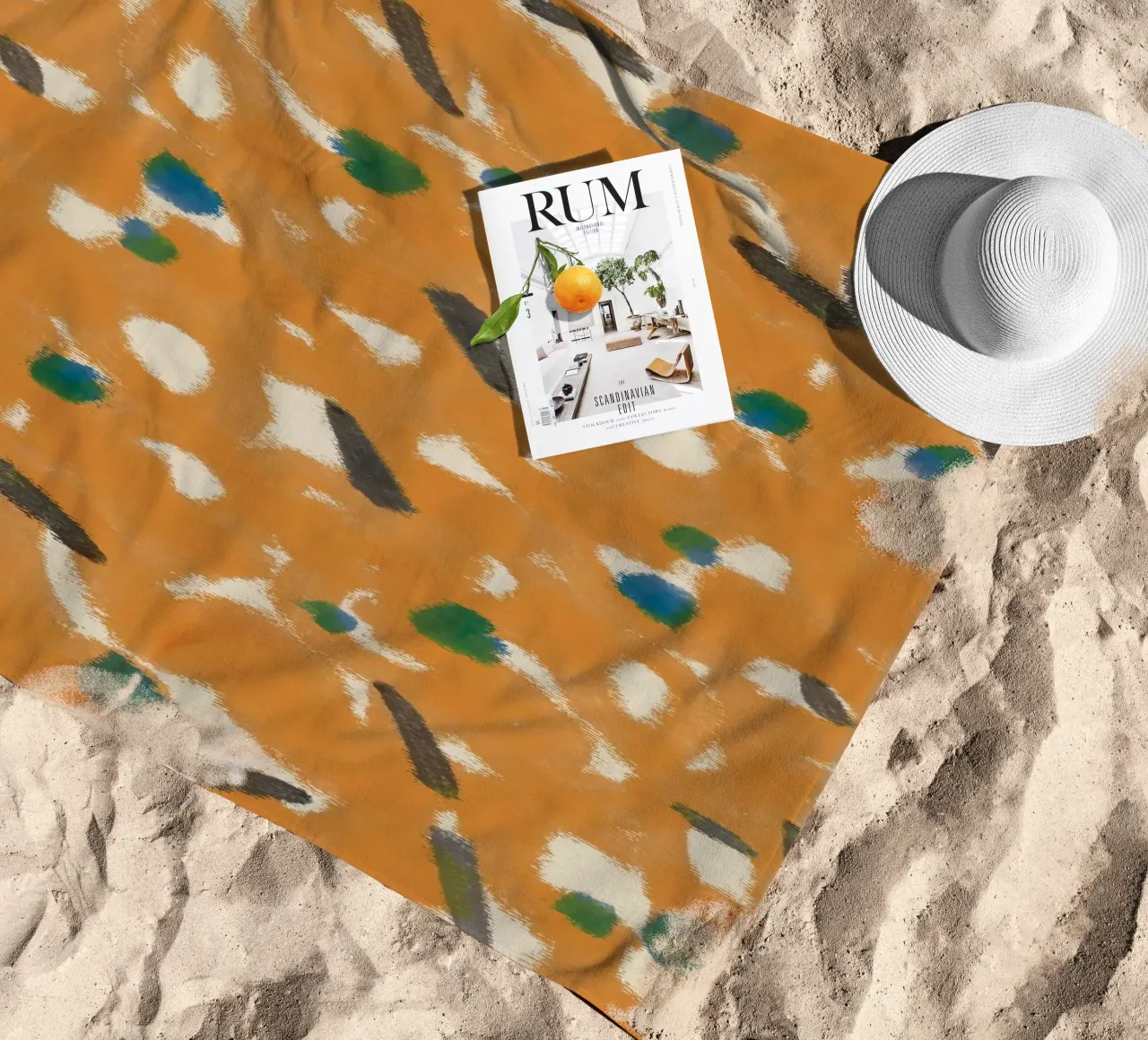 Botanical pattern 05 telo mare da Little Dean