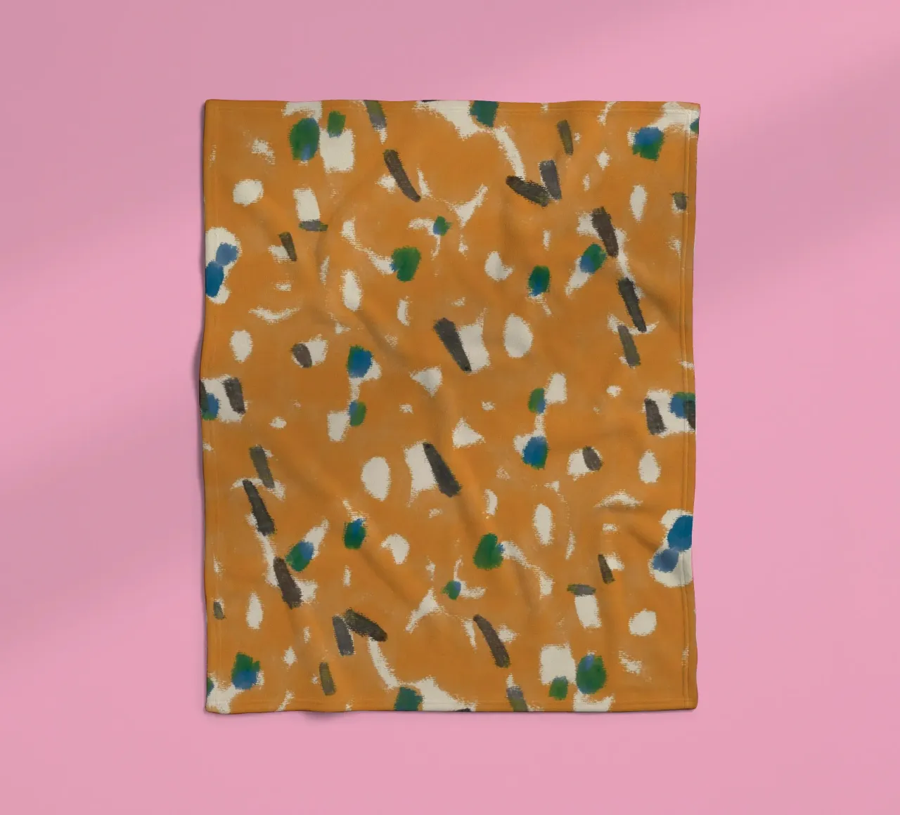 Botanical pattern 05 fleece blanket by Little Dean