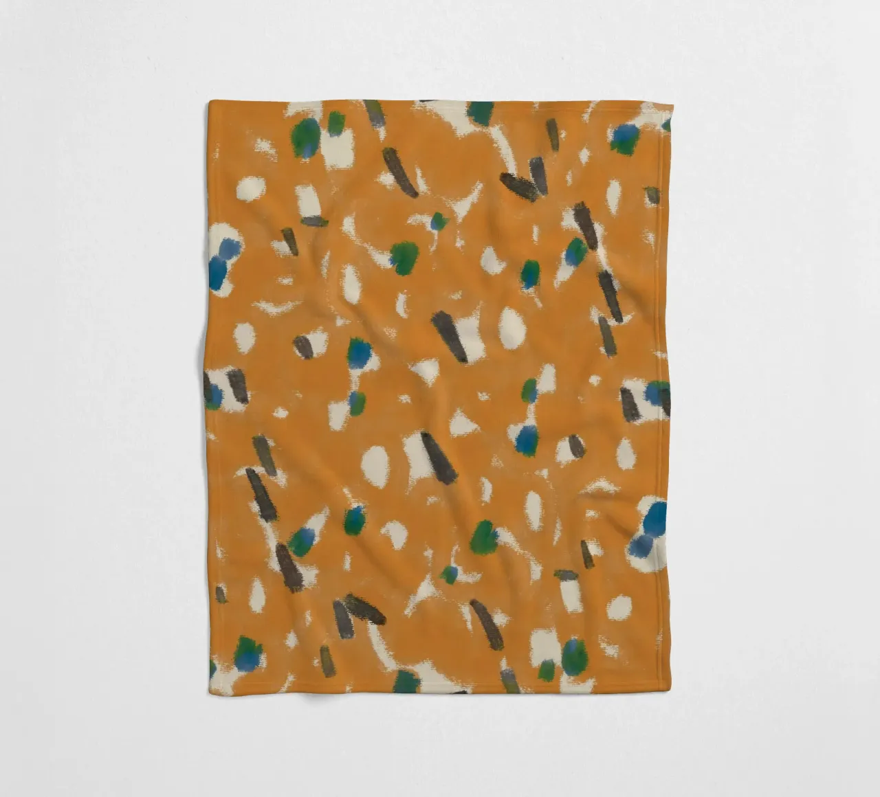 Botanical pattern 05 fleece blanket by Little Dean