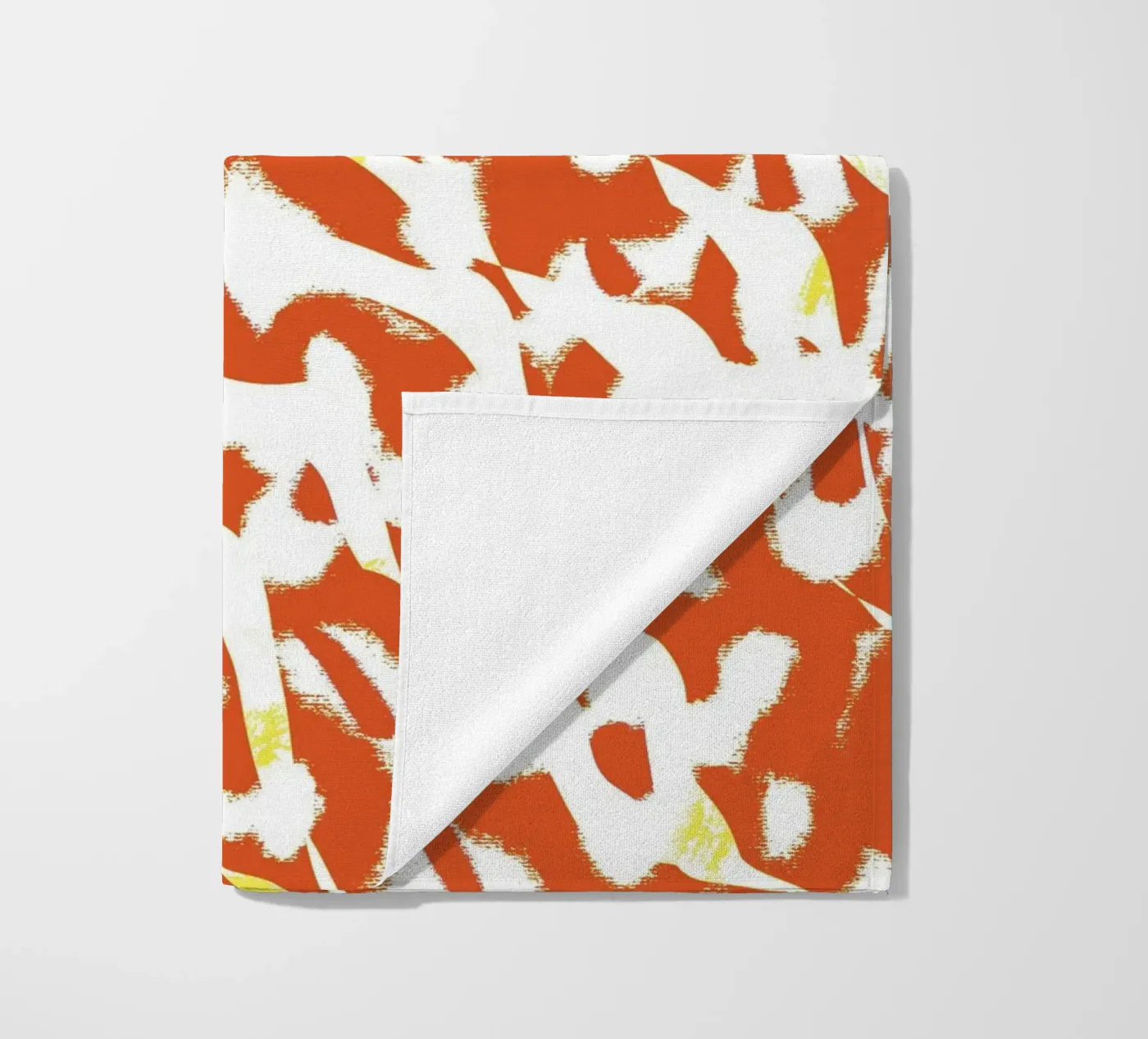 Botanisch patroon 06 strandhanddoek van Little Dean