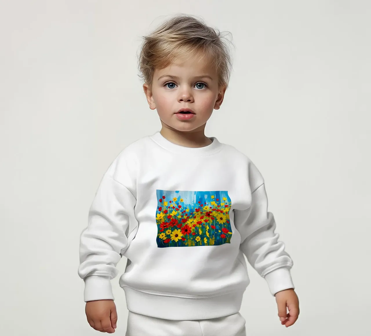 Un'esplosione di colori e texture felpa neonato da Artistic-shop