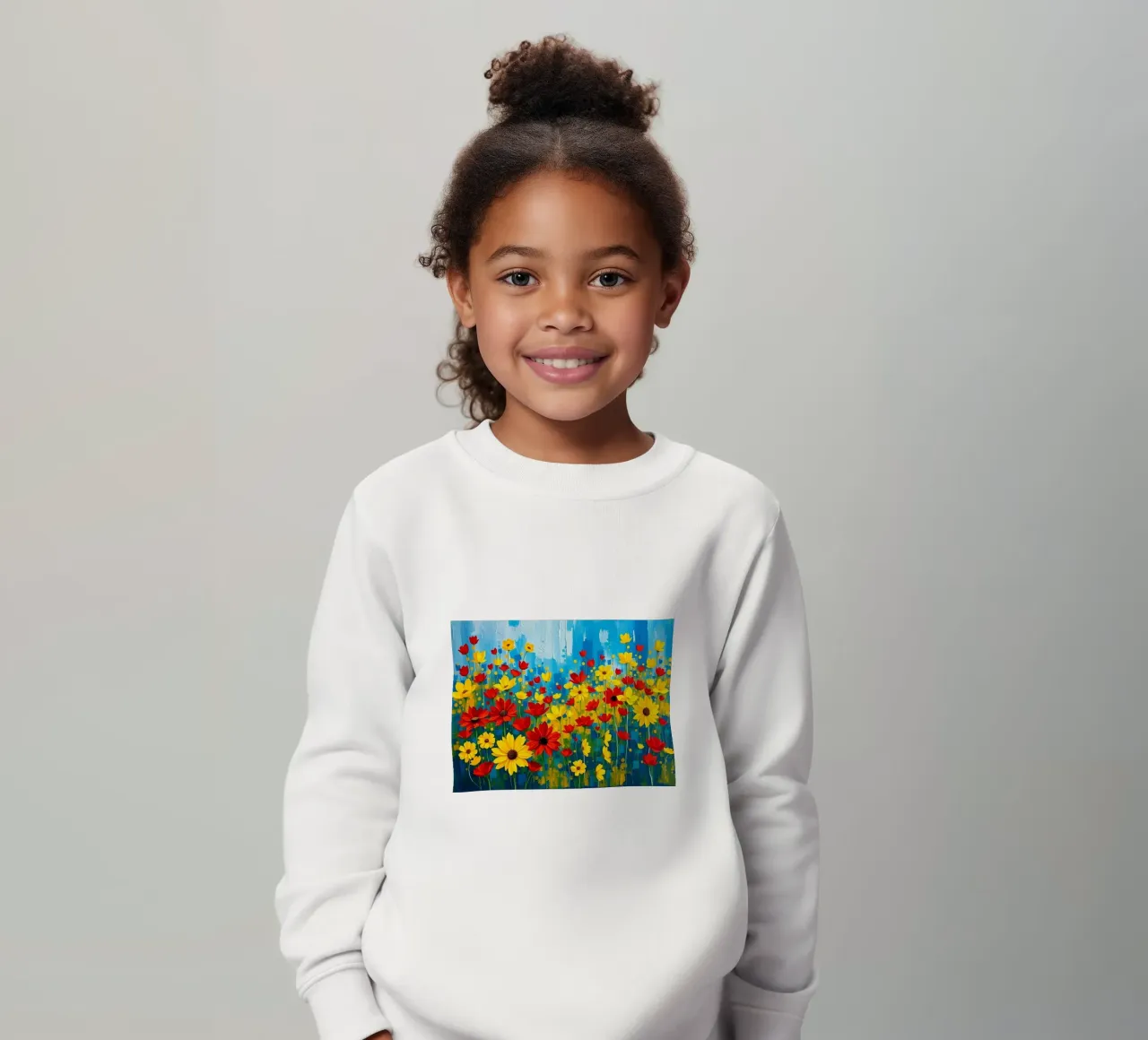 Un'esplosione di colori e texture felpa bambino da Artistic-shop