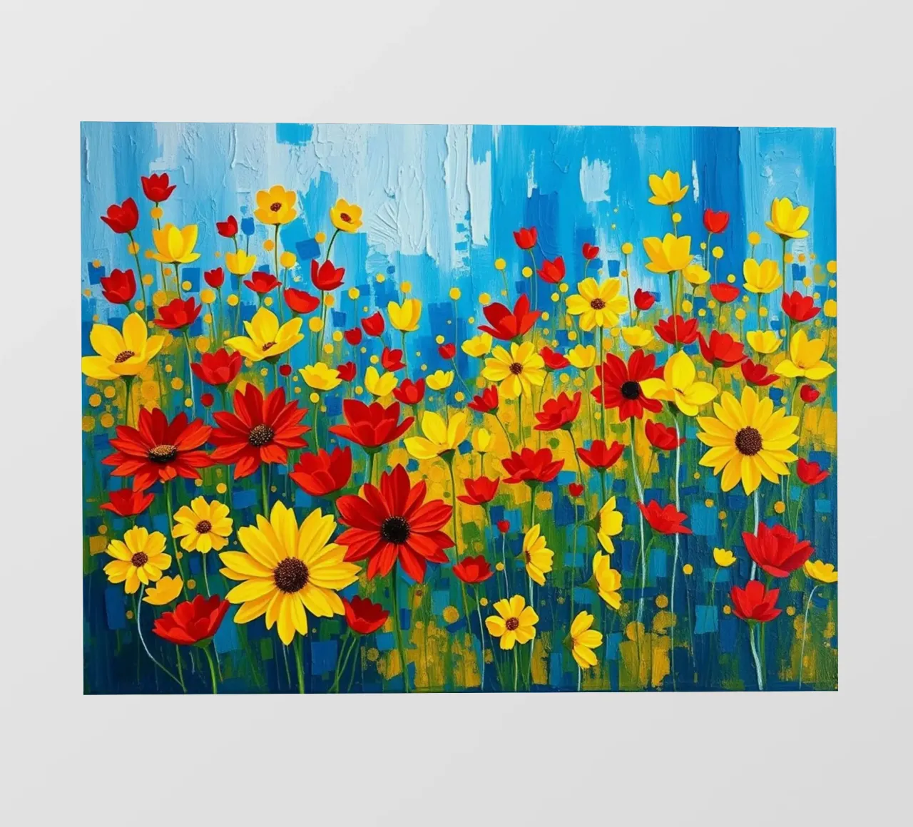 Un'esplosione di colori e texture telo in pvc da Artistic-shop