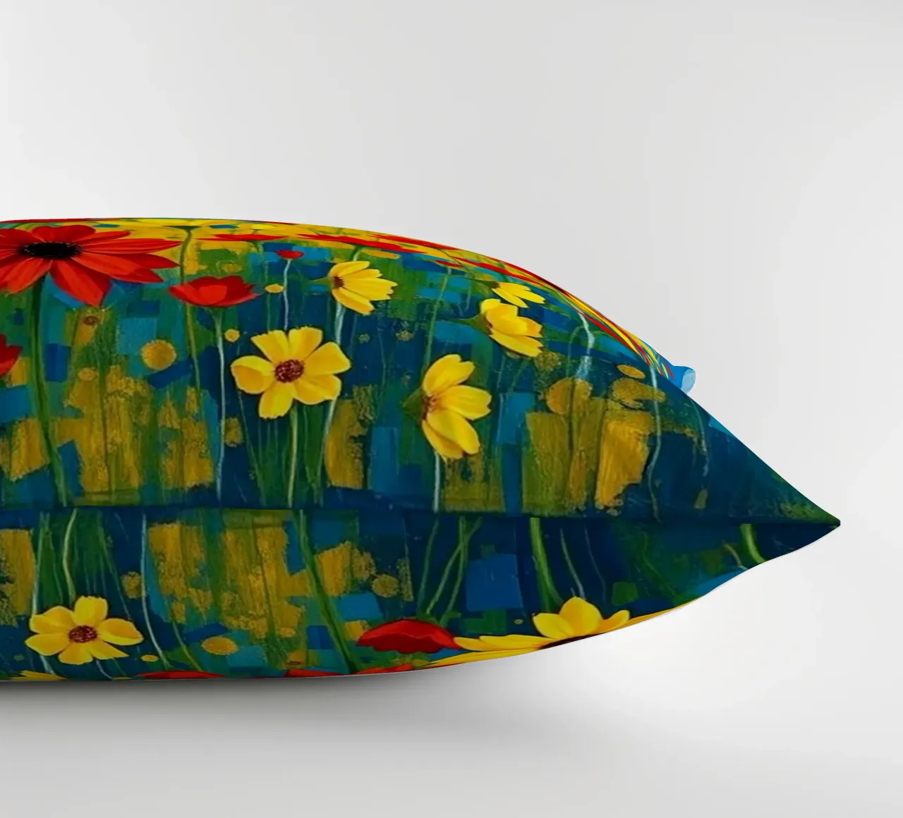 Un'esplosione di colori e texture cuscino da Artistic-shop