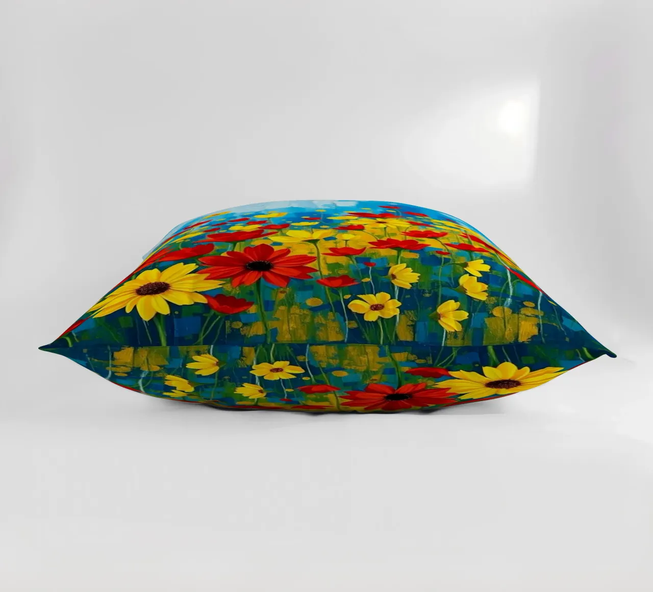 Un'esplosione di colori e texture cuscino da Artistic-shop
