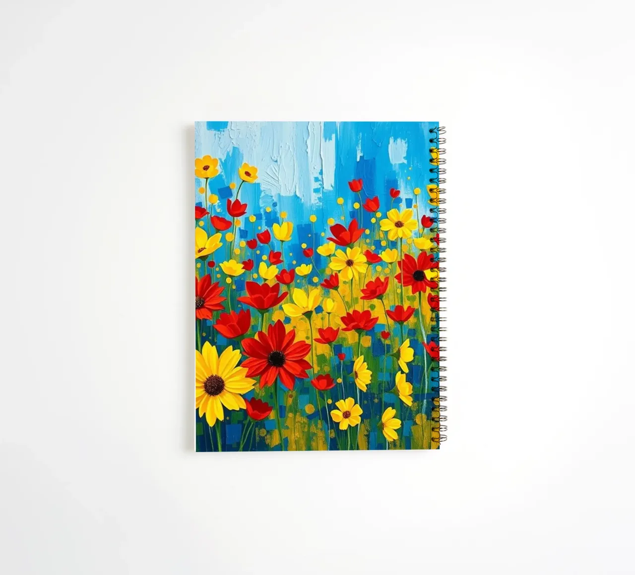 An explosion of color and texture spiral notebook by Artistic-shop
