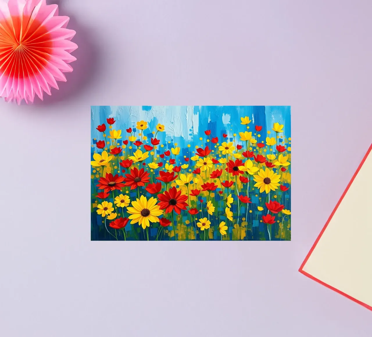 Un'esplosione di colori e texture adesivo da Artistic-shop