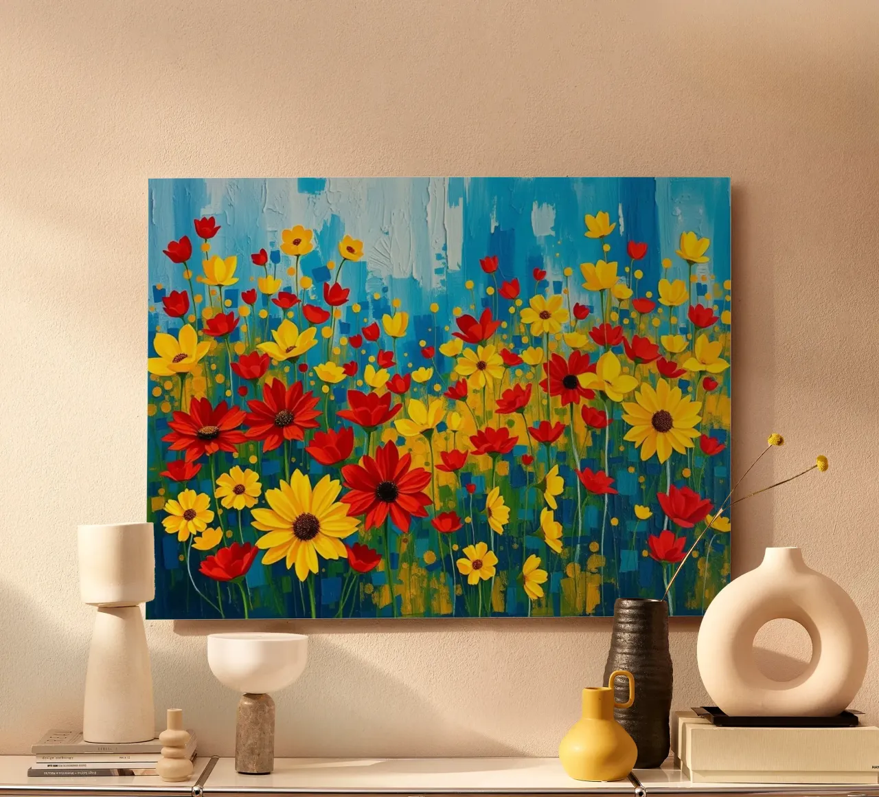 Un'esplosione di colori e texture alluminio dibond da Artistic-shop