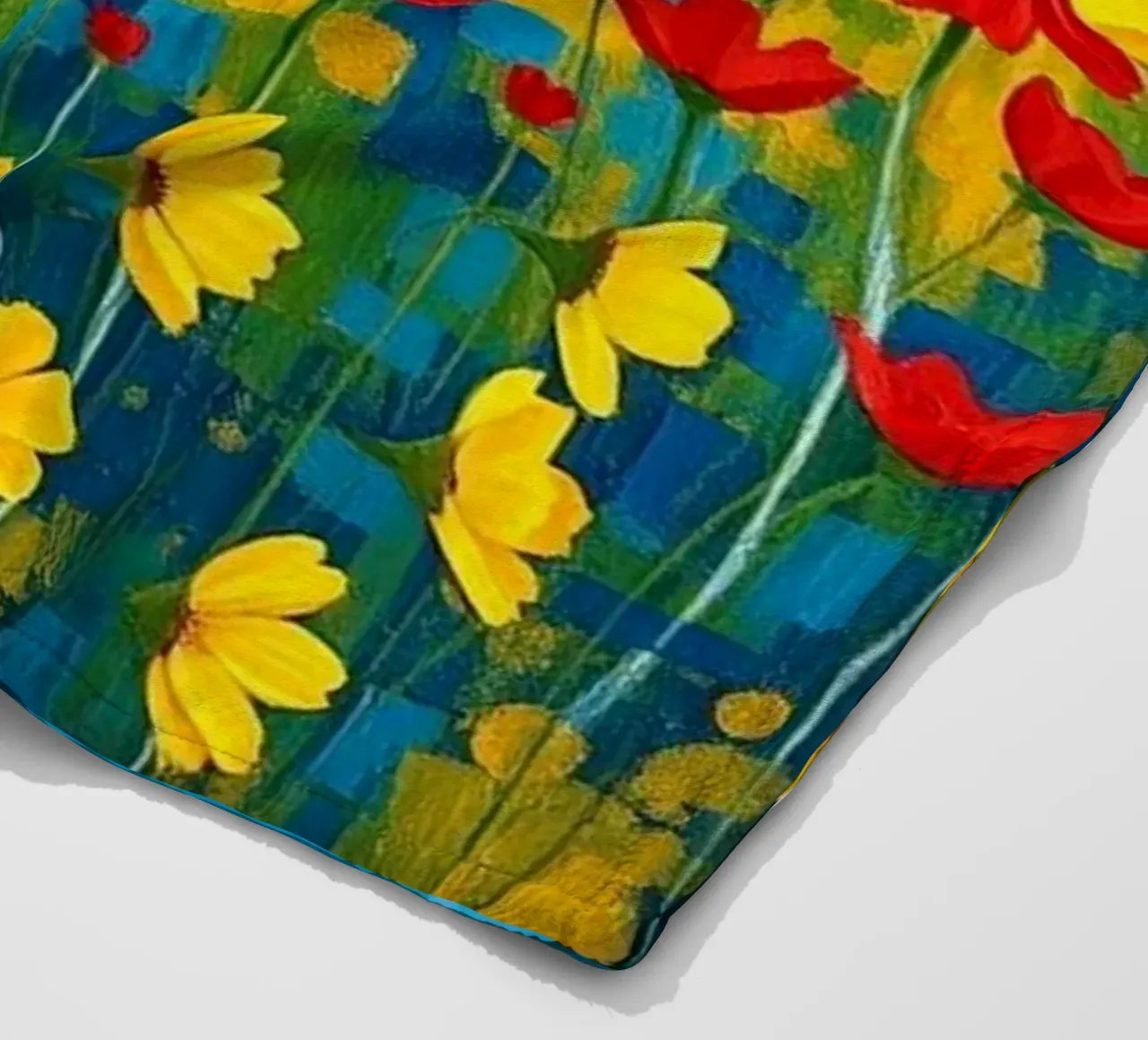 An explosion of color and texture fleece blanket by Artistic-shop