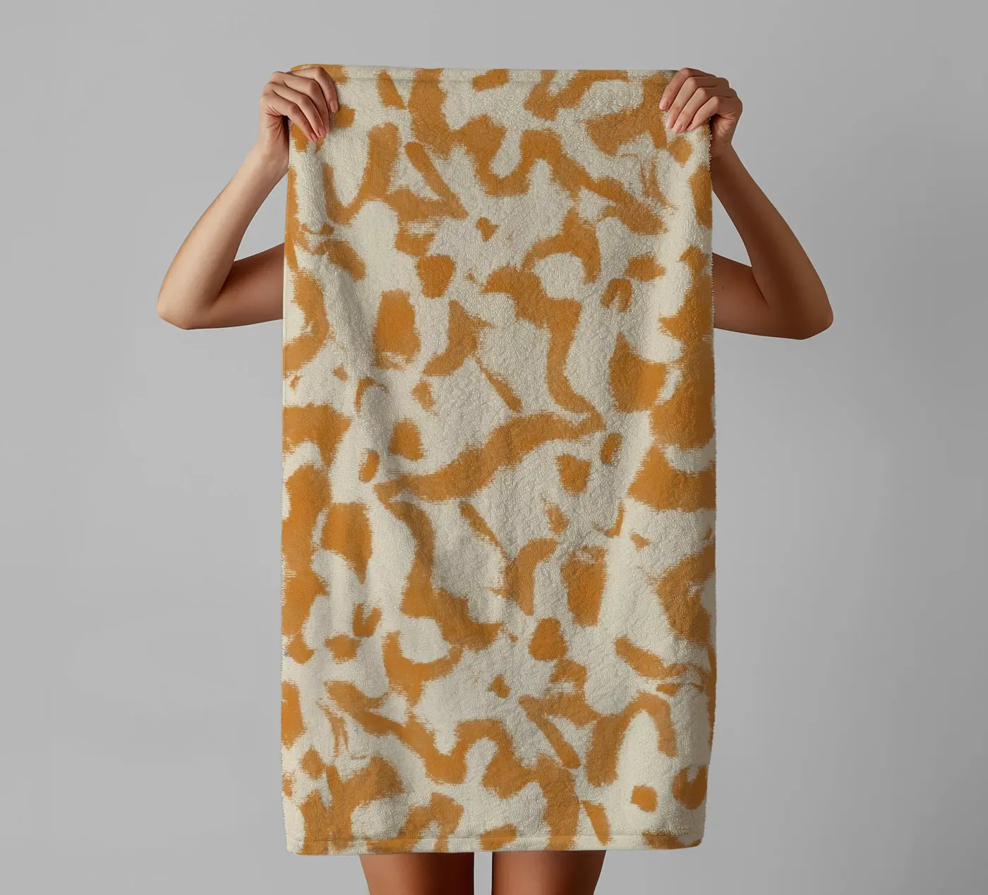 Botanical pattern 07 towel by Little Dean