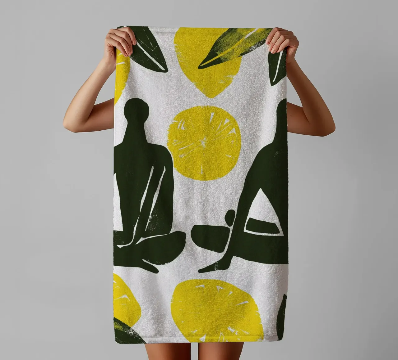 Lemon Day asciugamano da bagno da treechild