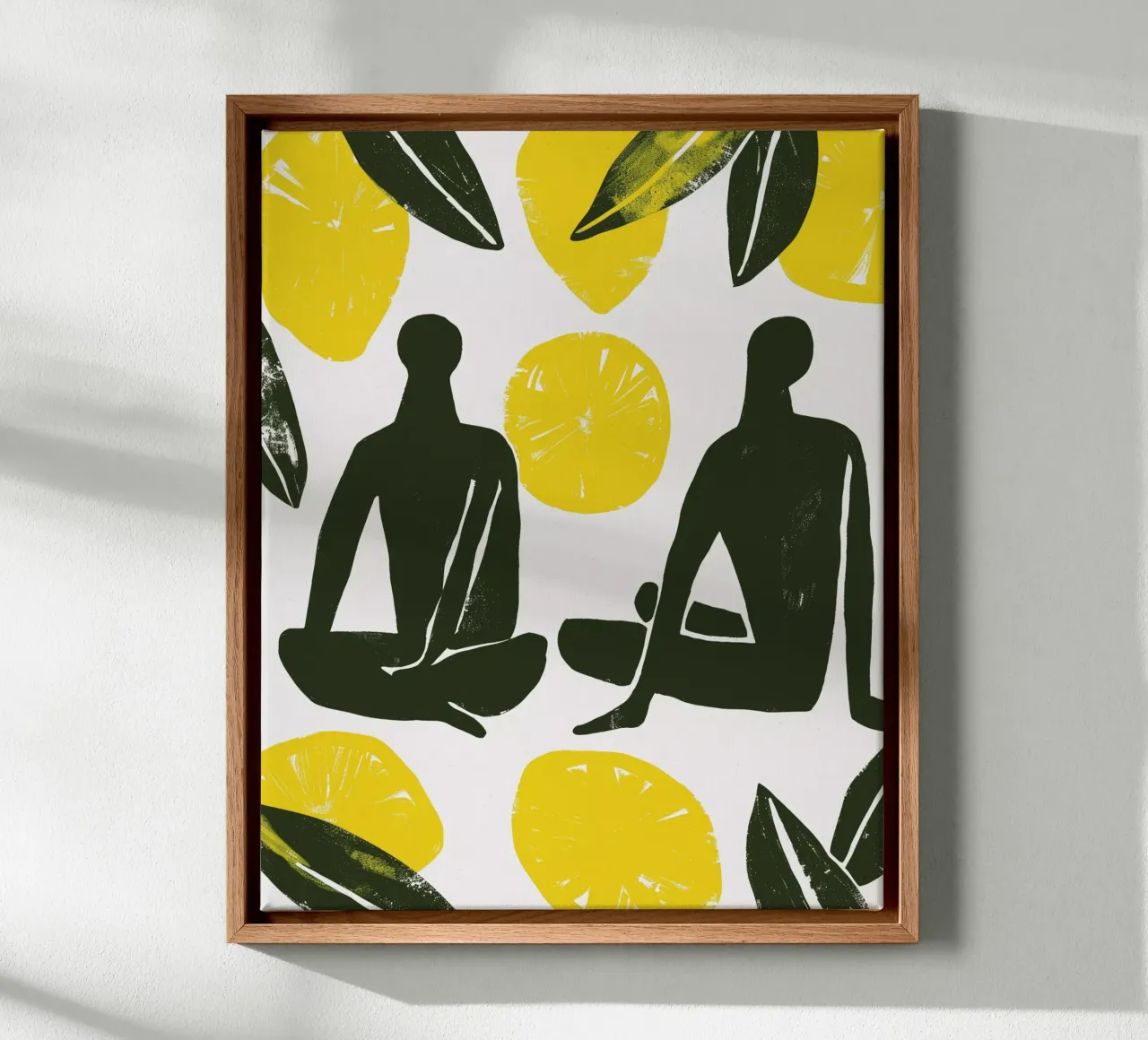 Lemon Day tela con Cornice a cassetta da treechild