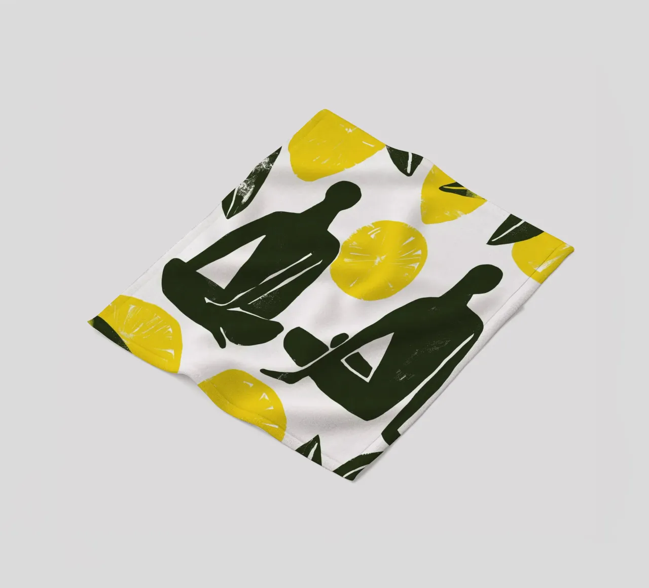 Lemon Day coperta in pile da treechild