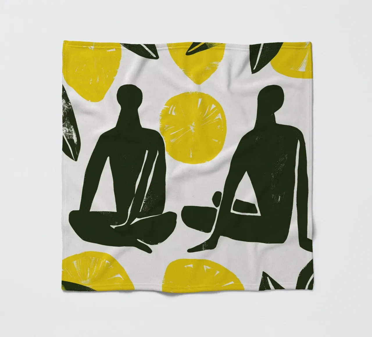 Lemon Day coperta in pile da treechild