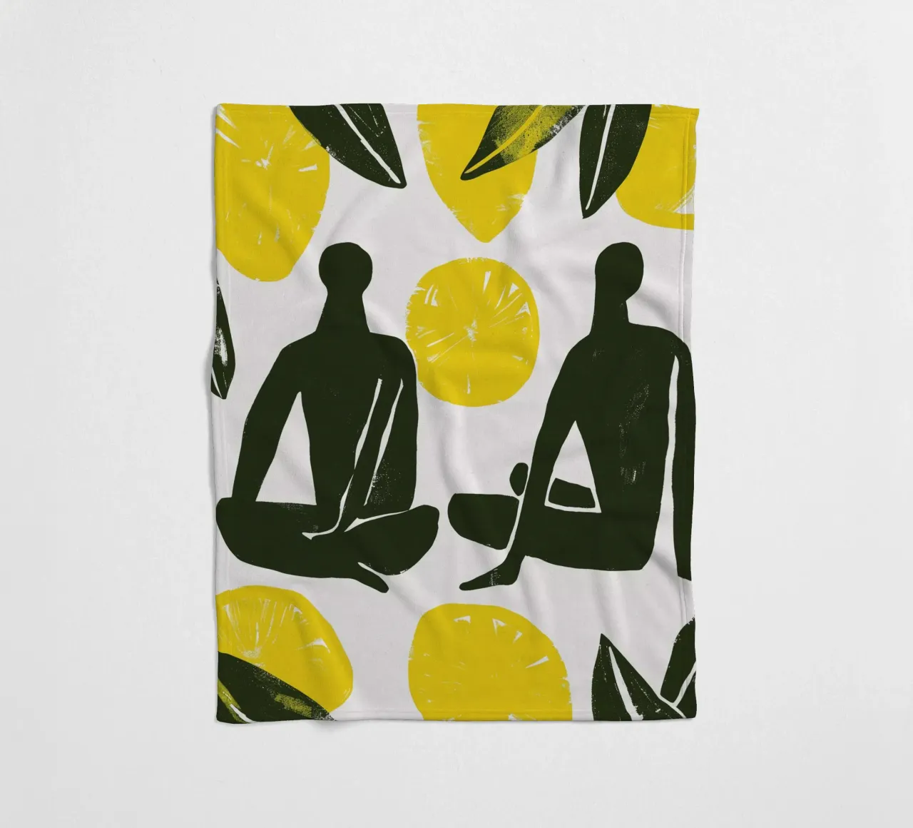 Lemon Day coperta in pile da treechild