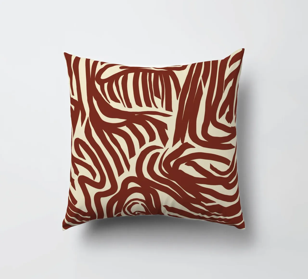 Labyrinth pattern decorative cushion by Little Dean