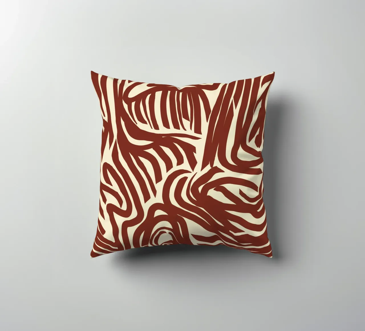 Labyrinth pattern decorative cushion by Little Dean