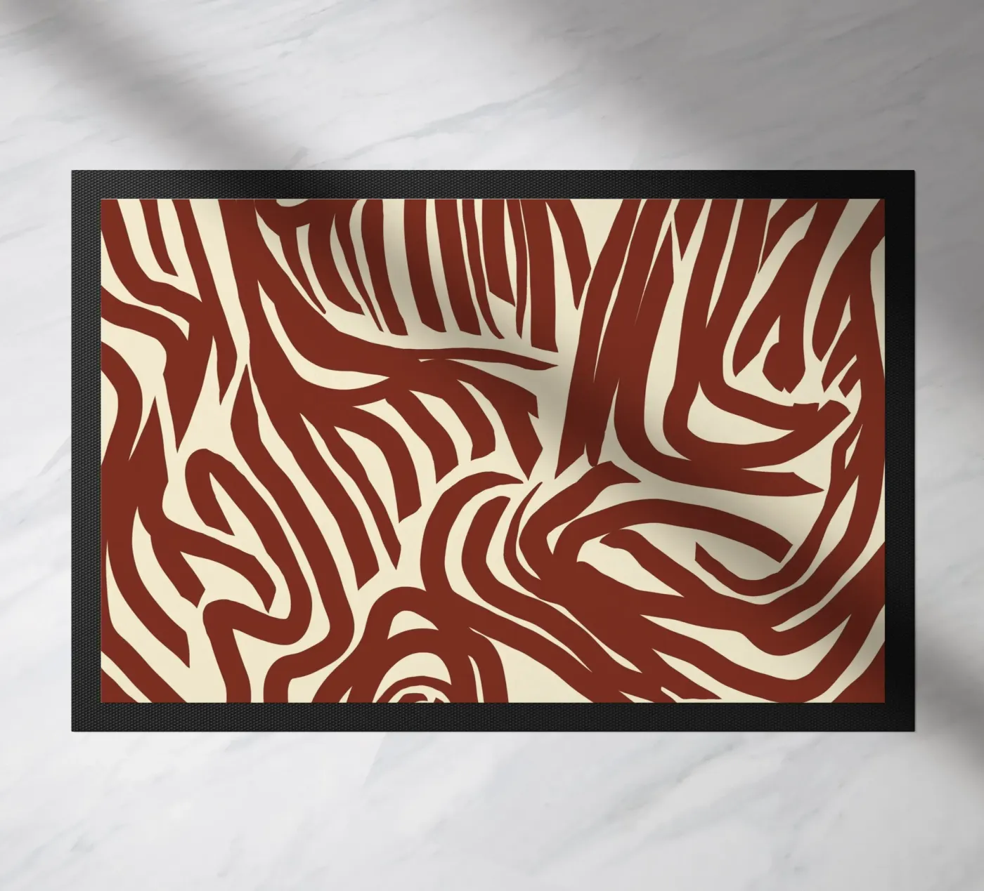 Labyrinth pattern doormat by Little Dean