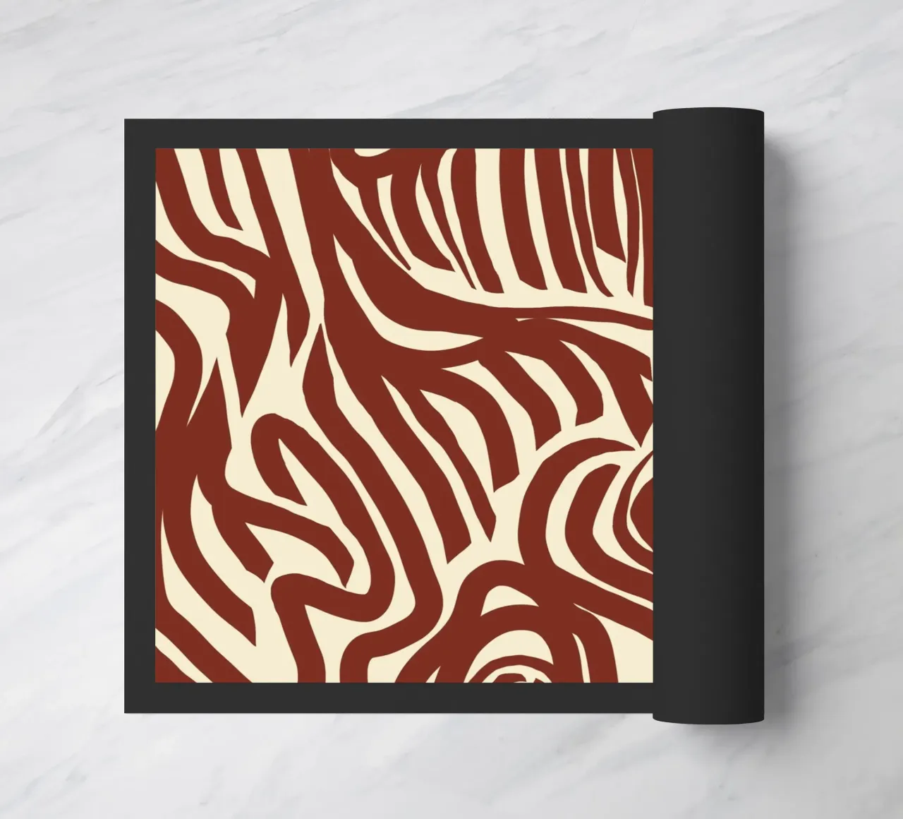 Labyrinth pattern doormat by Little Dean