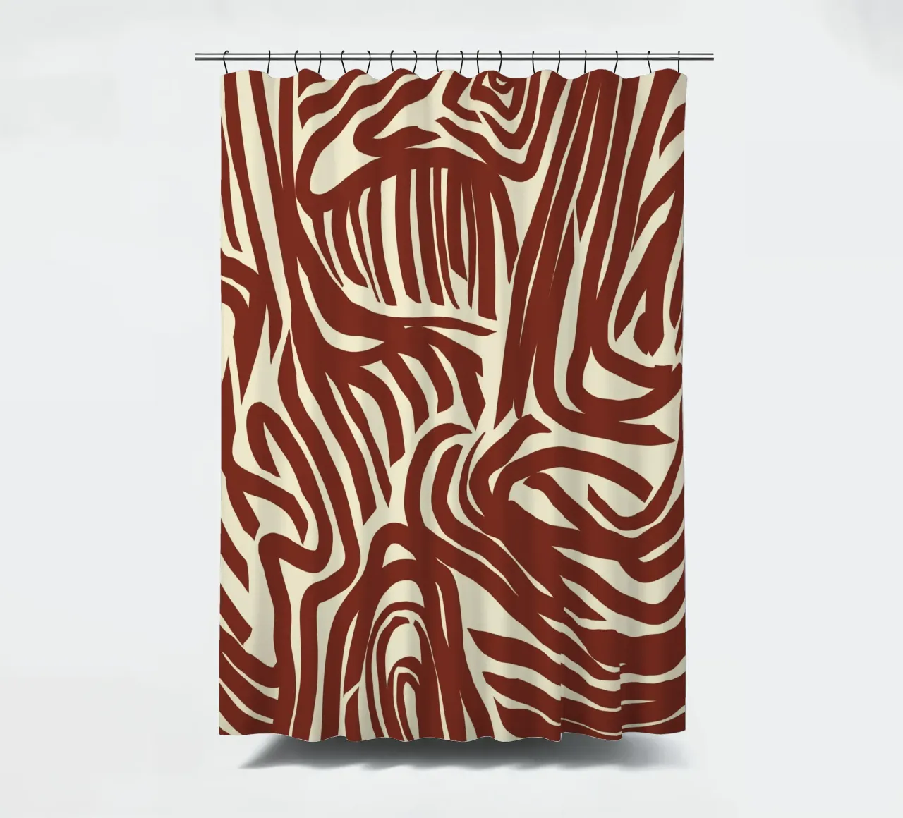 Labyrinth-Muster Duschvorhang von Little Dean