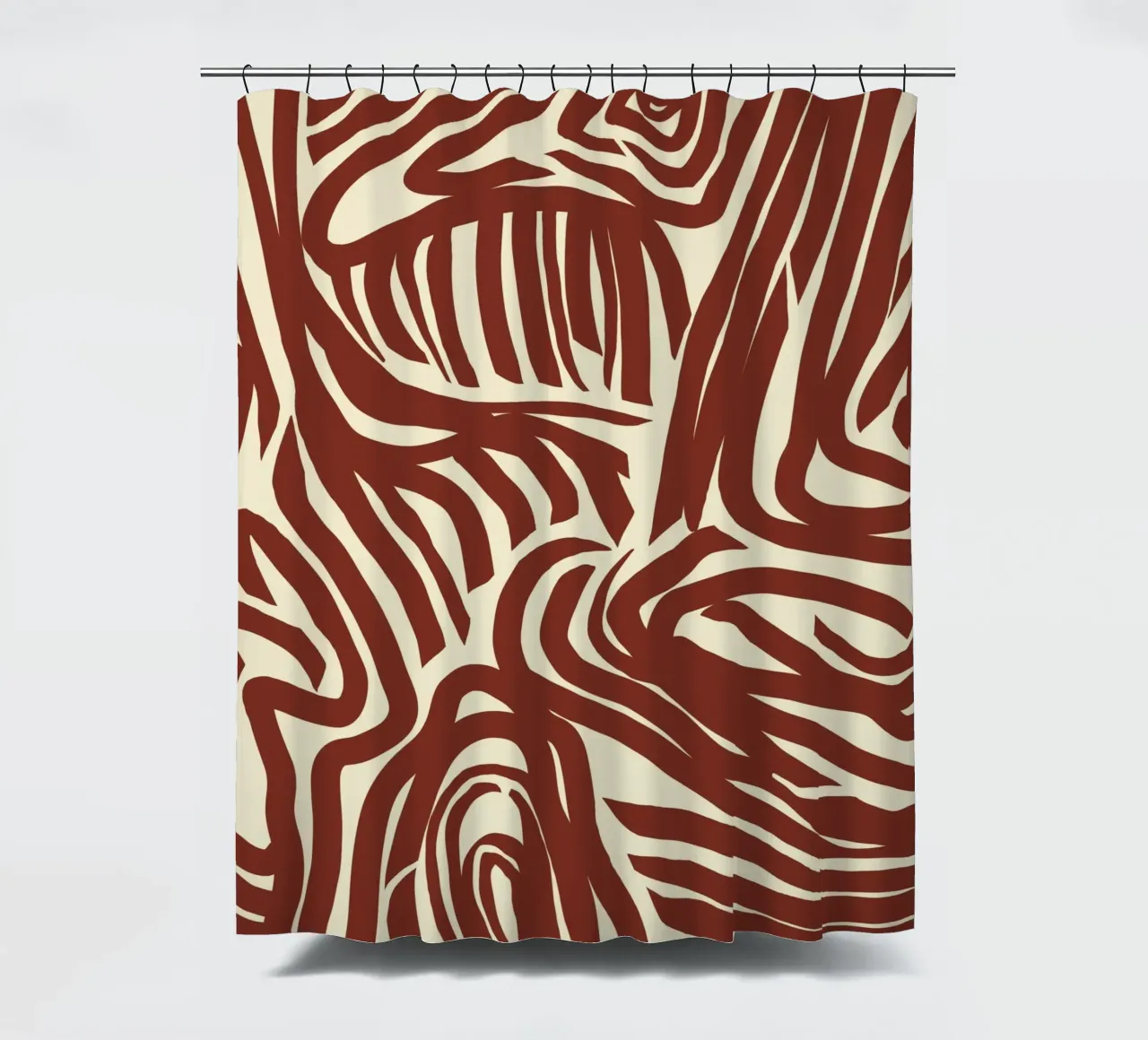 Labyrinth-Muster Duschvorhang von Little Dean