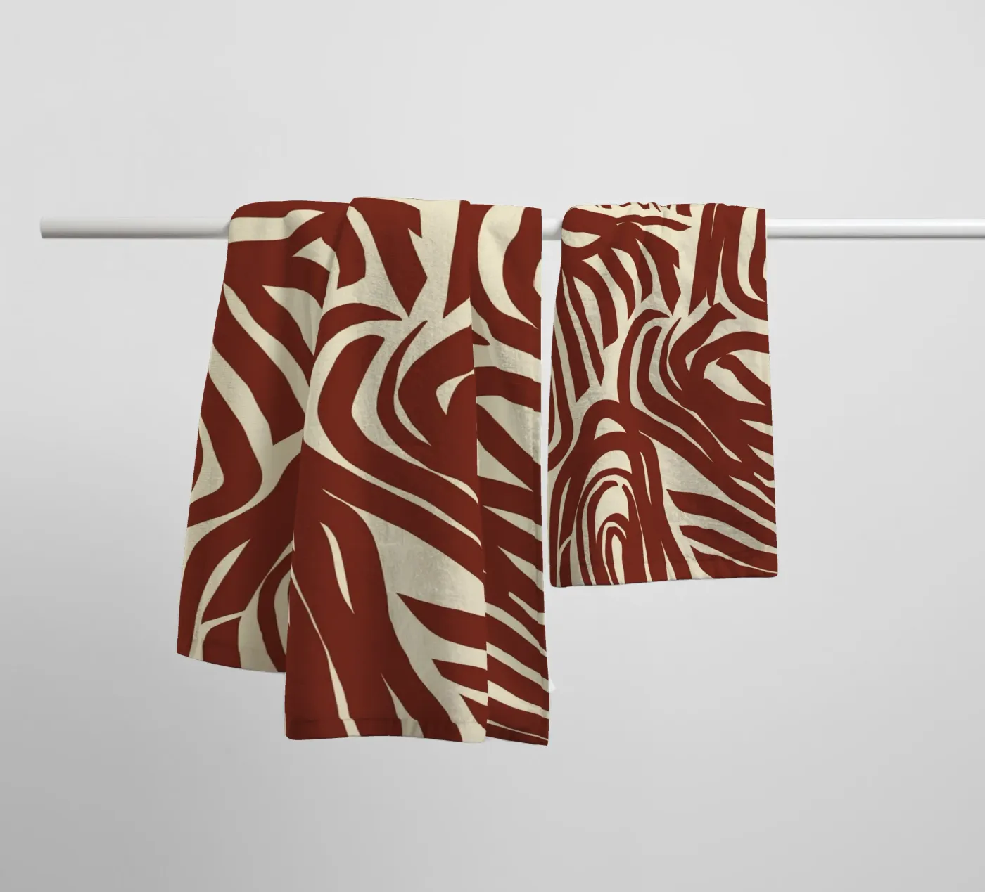 Labyrinth pattern towel by Little Dean