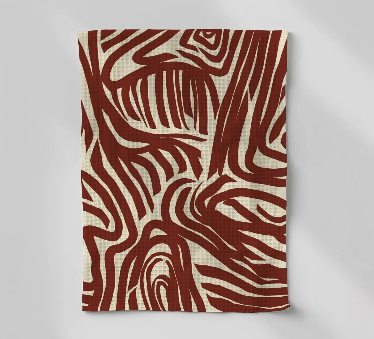 Labyrinth pattern tea towel by Little Dean