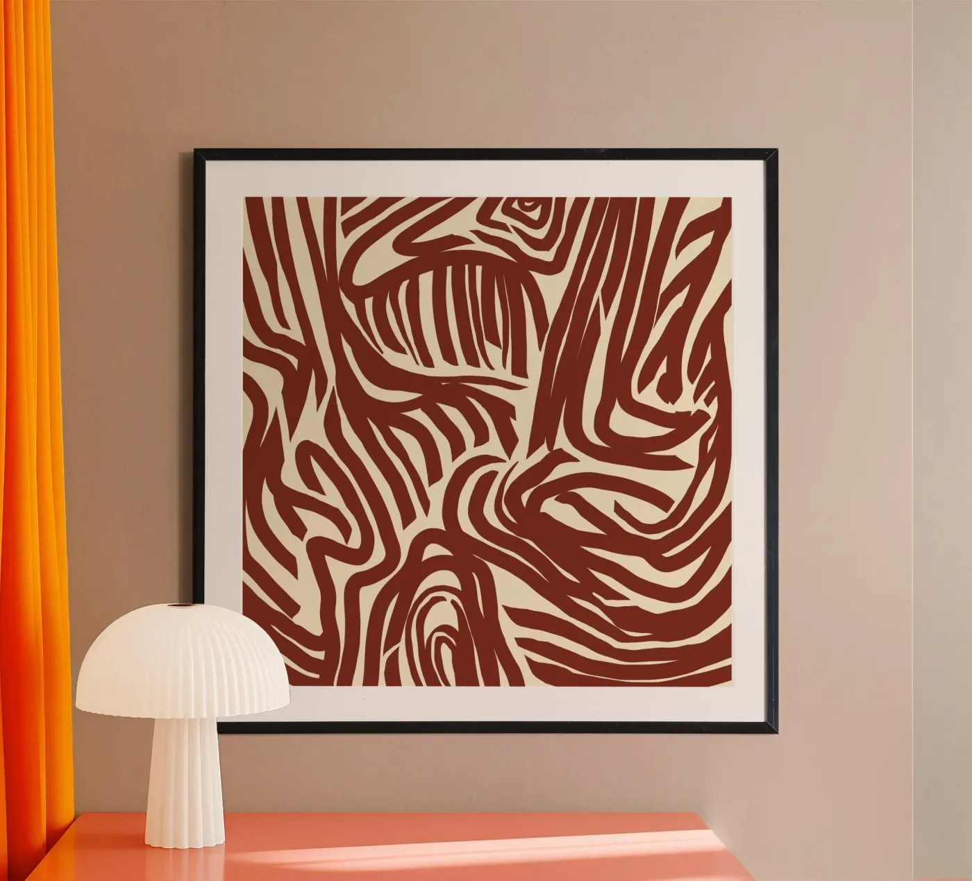 Labyrinth-Muster Poster von Little Dean