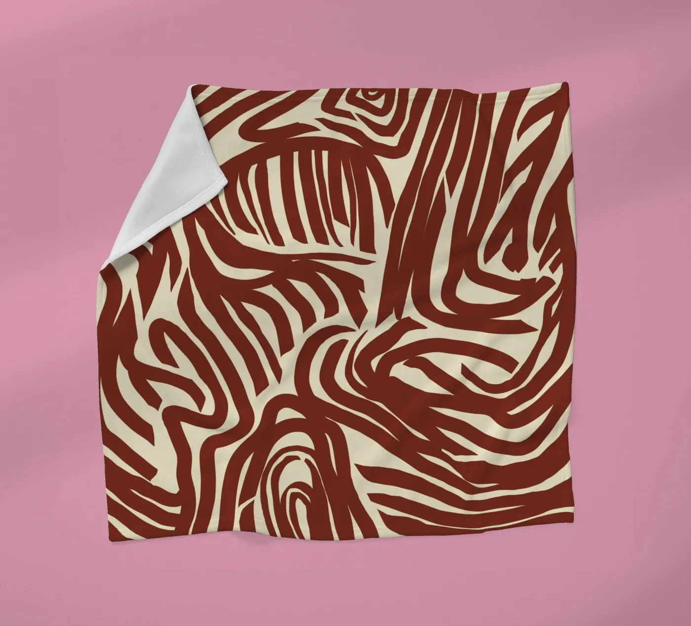 Motif du labyrinthe plaid polaire de Little Dean