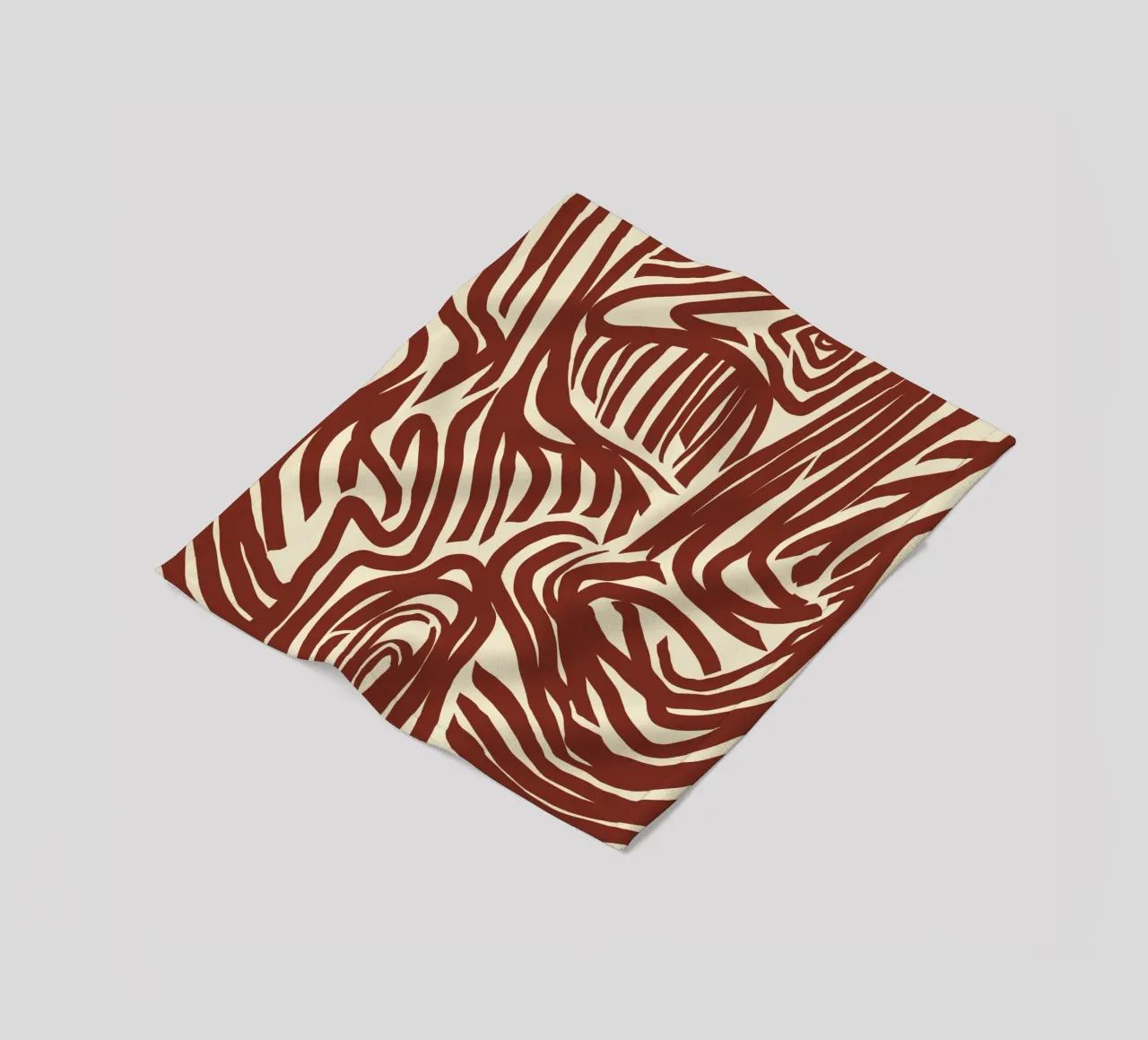 Labyrinth pattern fleece blanket by Little Dean