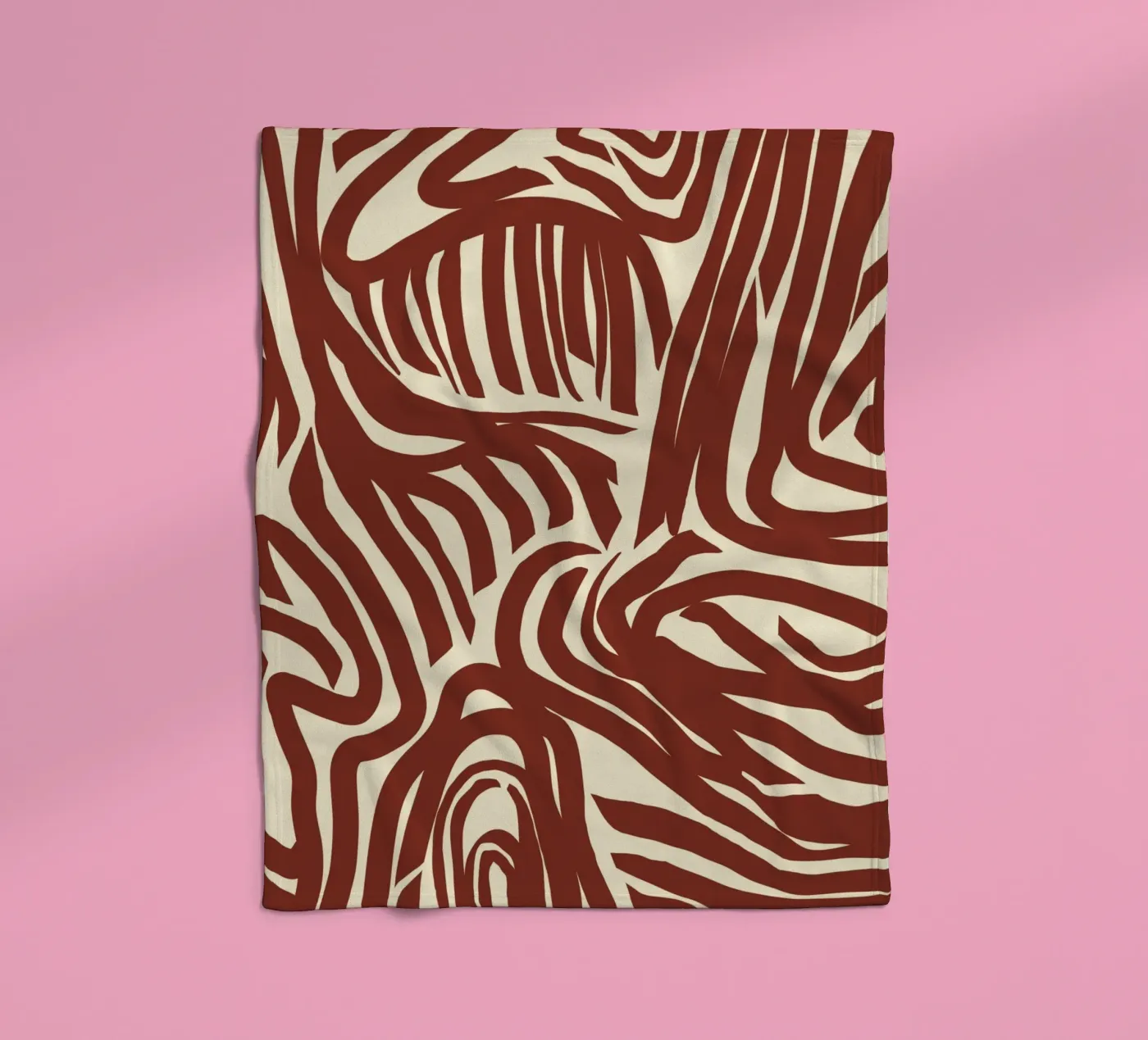 Motif du labyrinthe plaid polaire de Little Dean