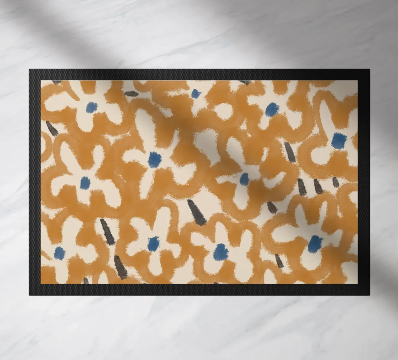 Botanical pattern 08 doormat by Little Dean