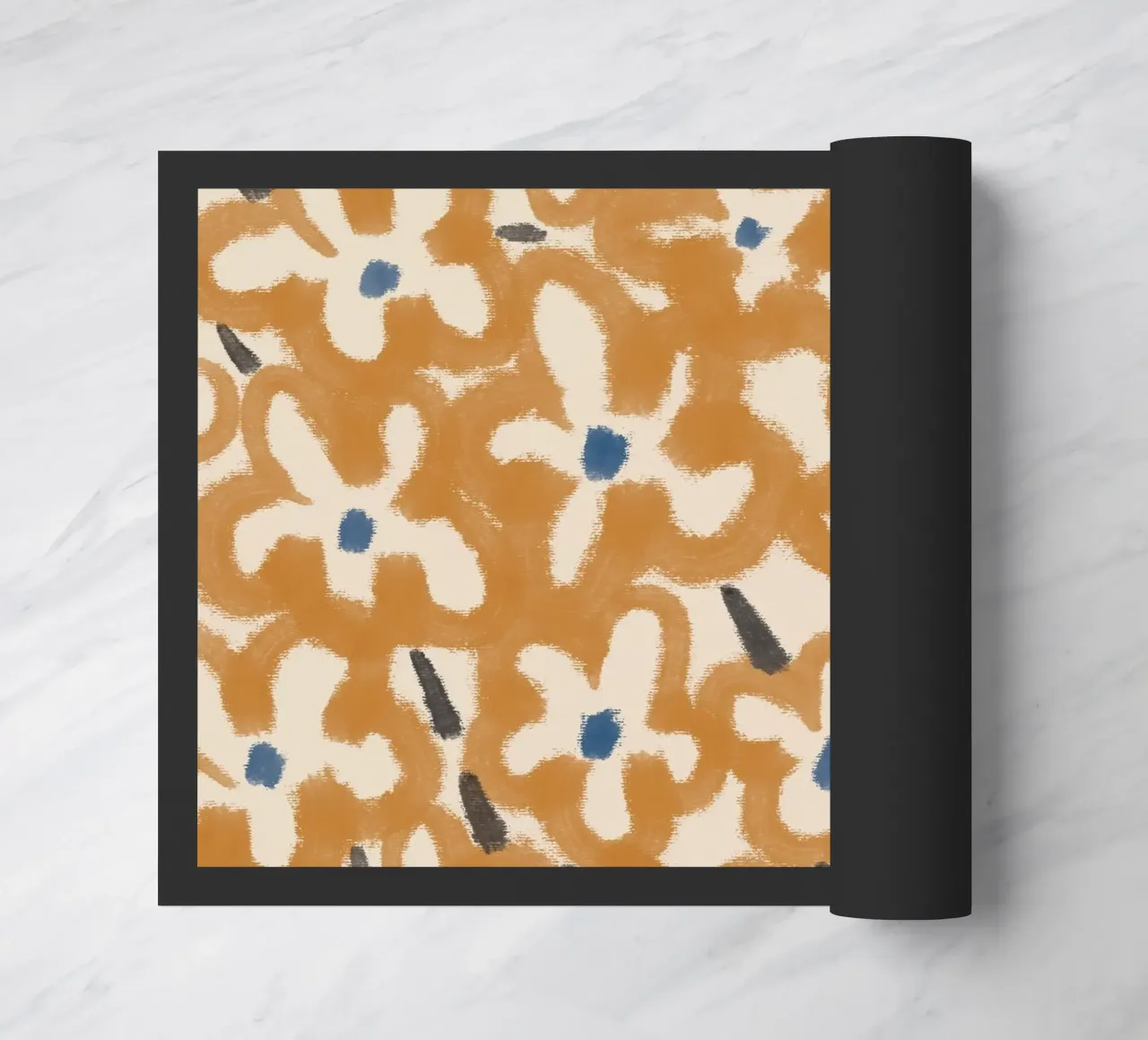 Botanical pattern 08 doormat by Little Dean