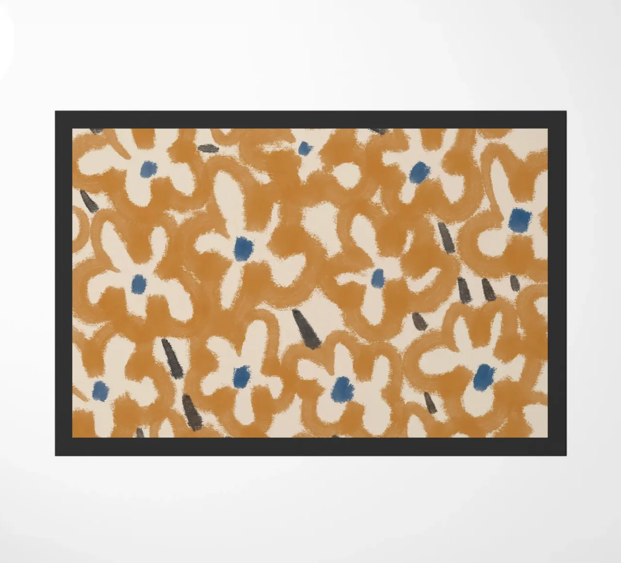 Botanical pattern 08 doormat by Little Dean