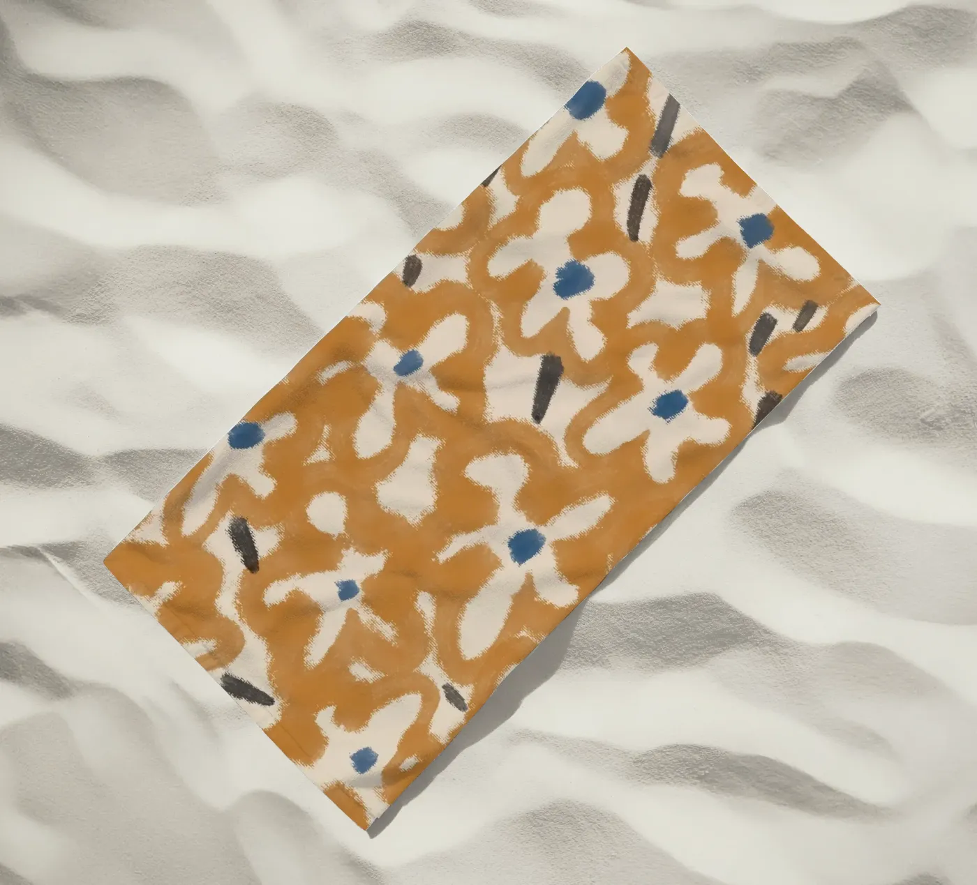 Botanisches Muster 08 Strandtuch von Little Dean