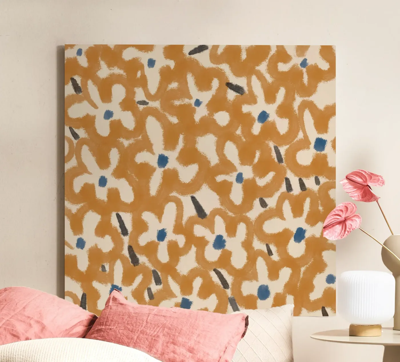 Botanical pattern 08 canvas by Little Dean